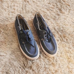Sperry Bahama Loafer Sneakers Denim Blue Navy